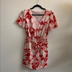 Club Monaco floral romper - size 6